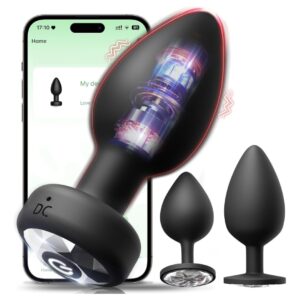 Mobile App Vibrating Anal Plug For Women and Men